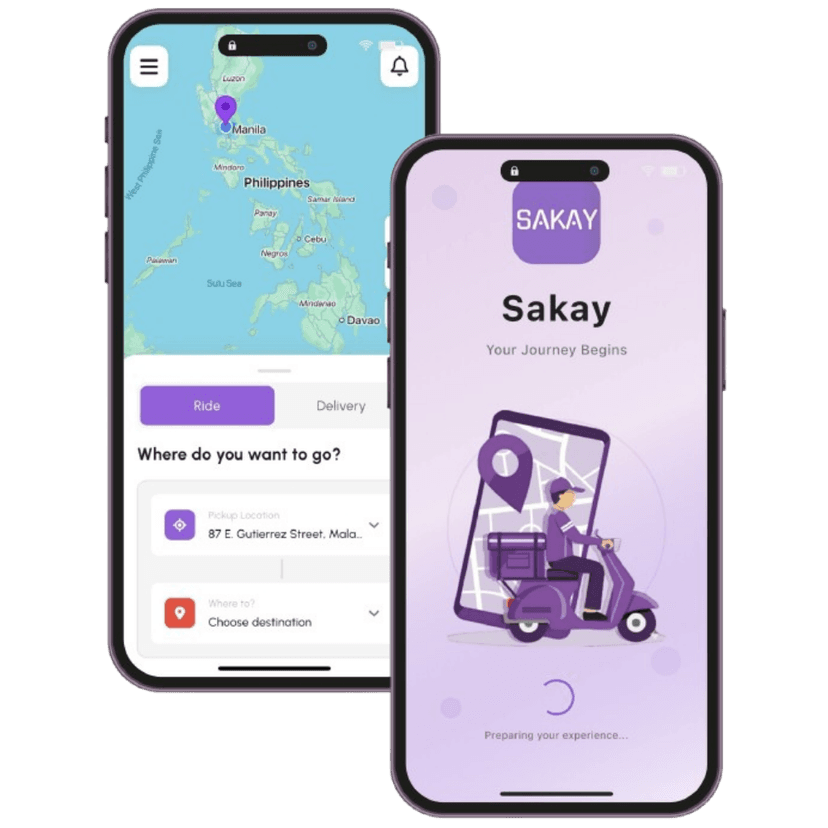 Sakay Mobile App - Screen 1