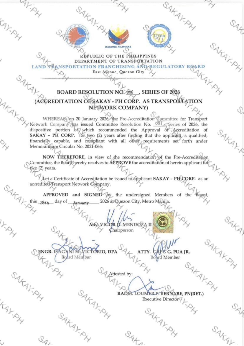 Sakay Mobile App - Screen 3